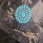 Turquoise Cluster Bolo Tie SALE