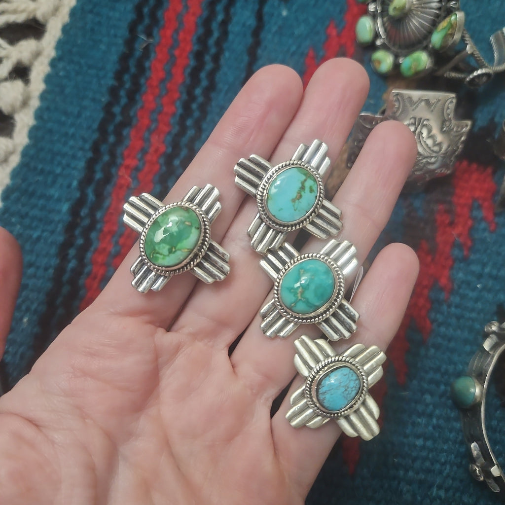 Turquoise Zia Ring