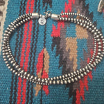 18" Sterling Triple Navajo Pearls