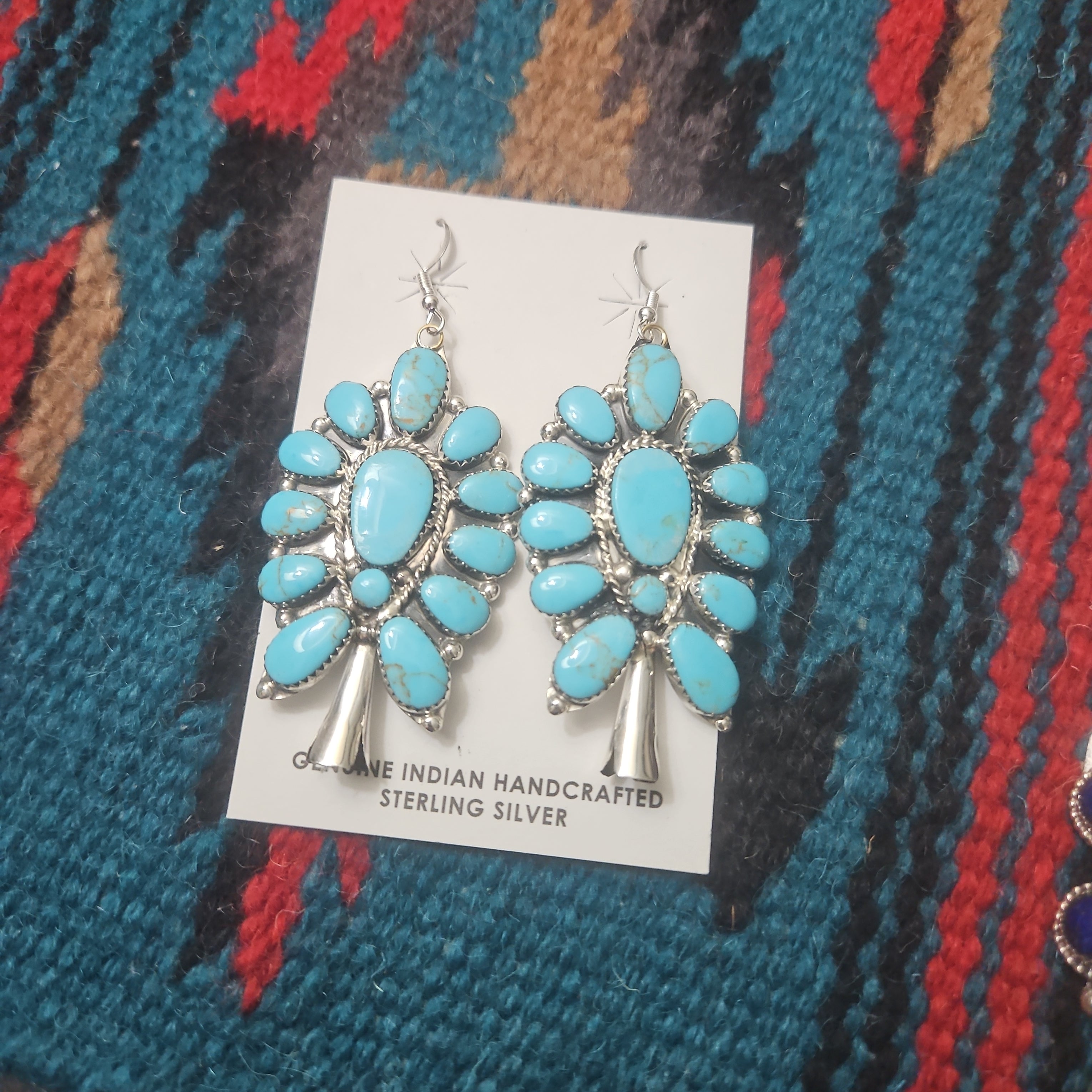 Turquoise Blossom Earrings