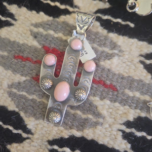 Pink Cactus Pendant SALE