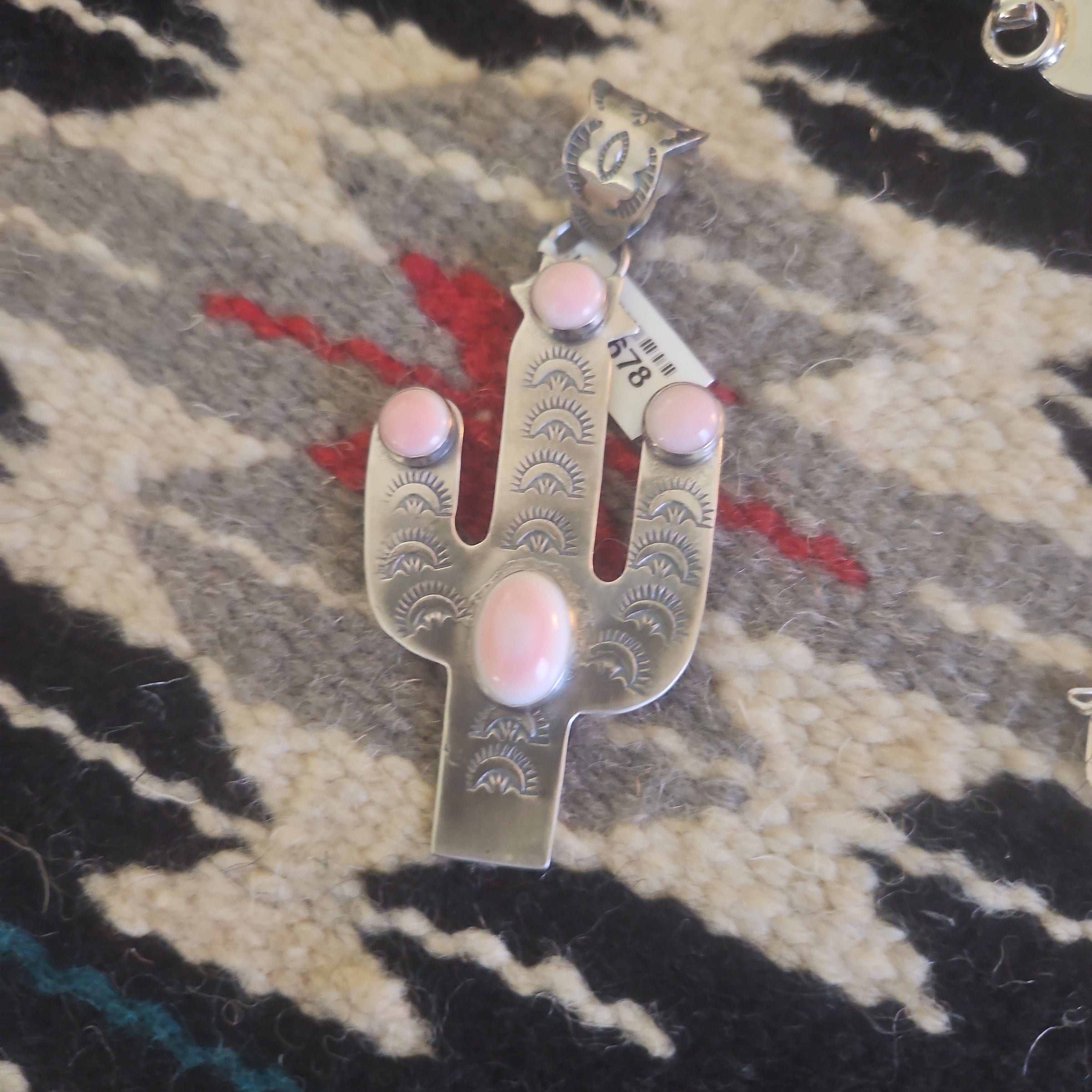 Pink Cactus Pendant