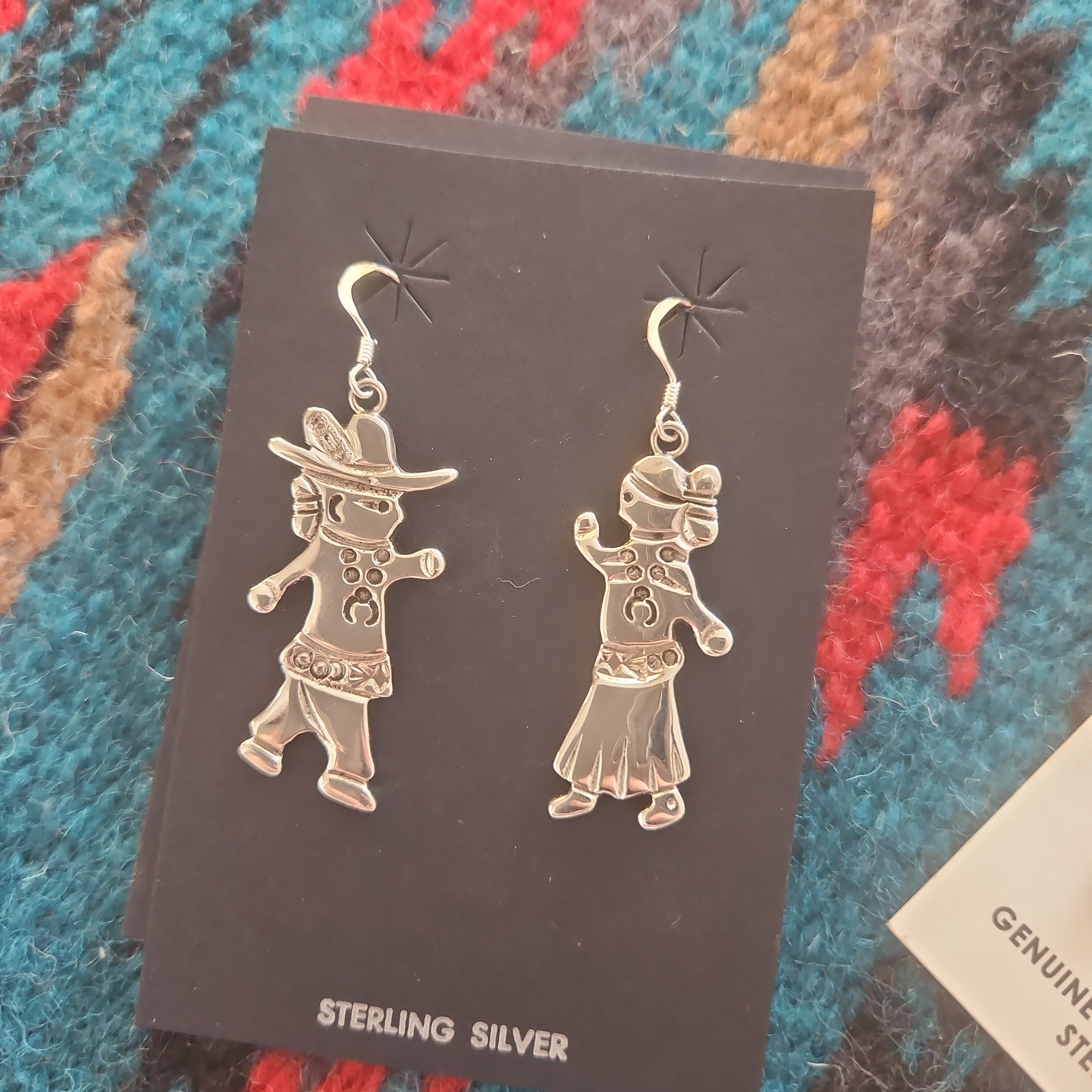 Man Woman Earrings