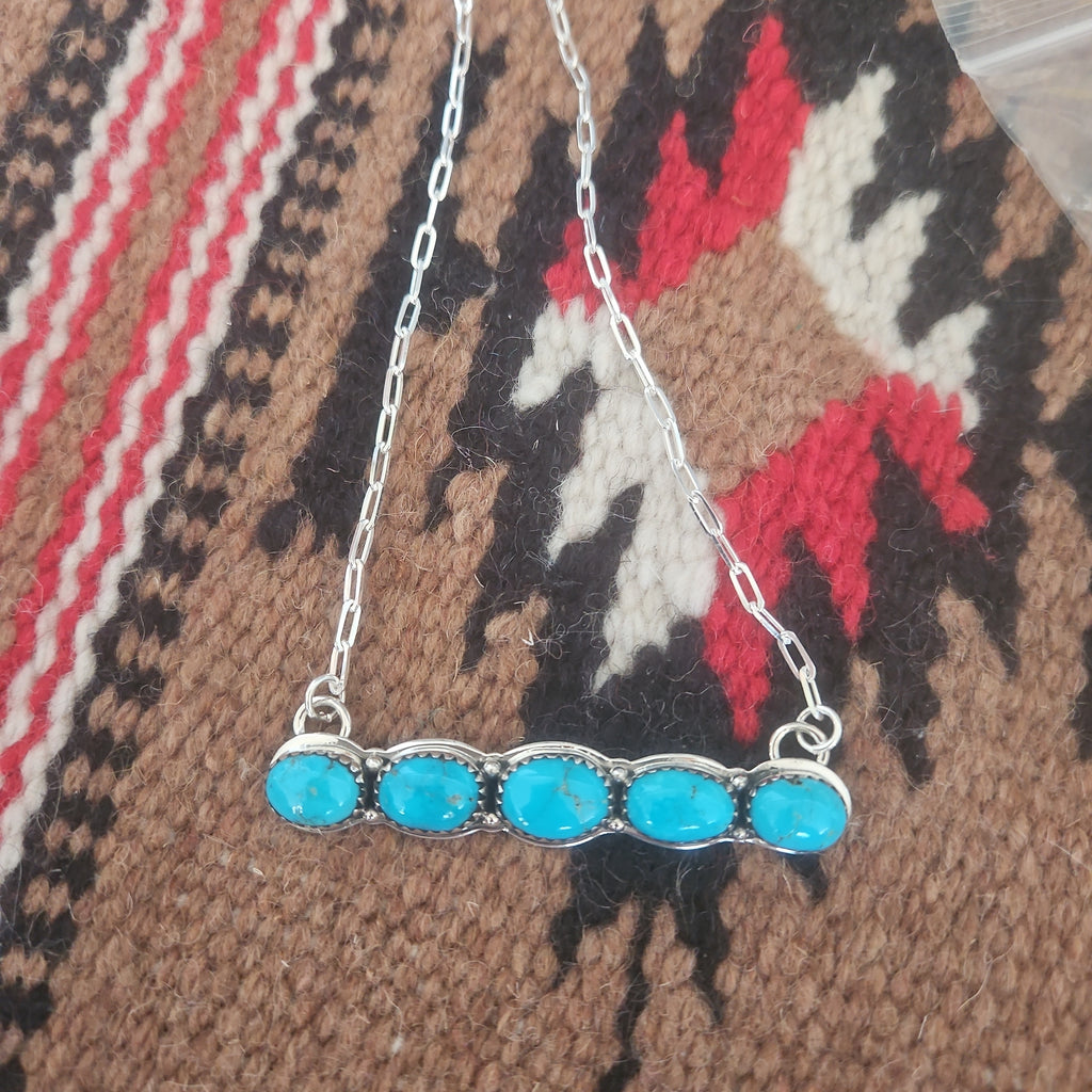 Turquoise Bar Necklace SALE