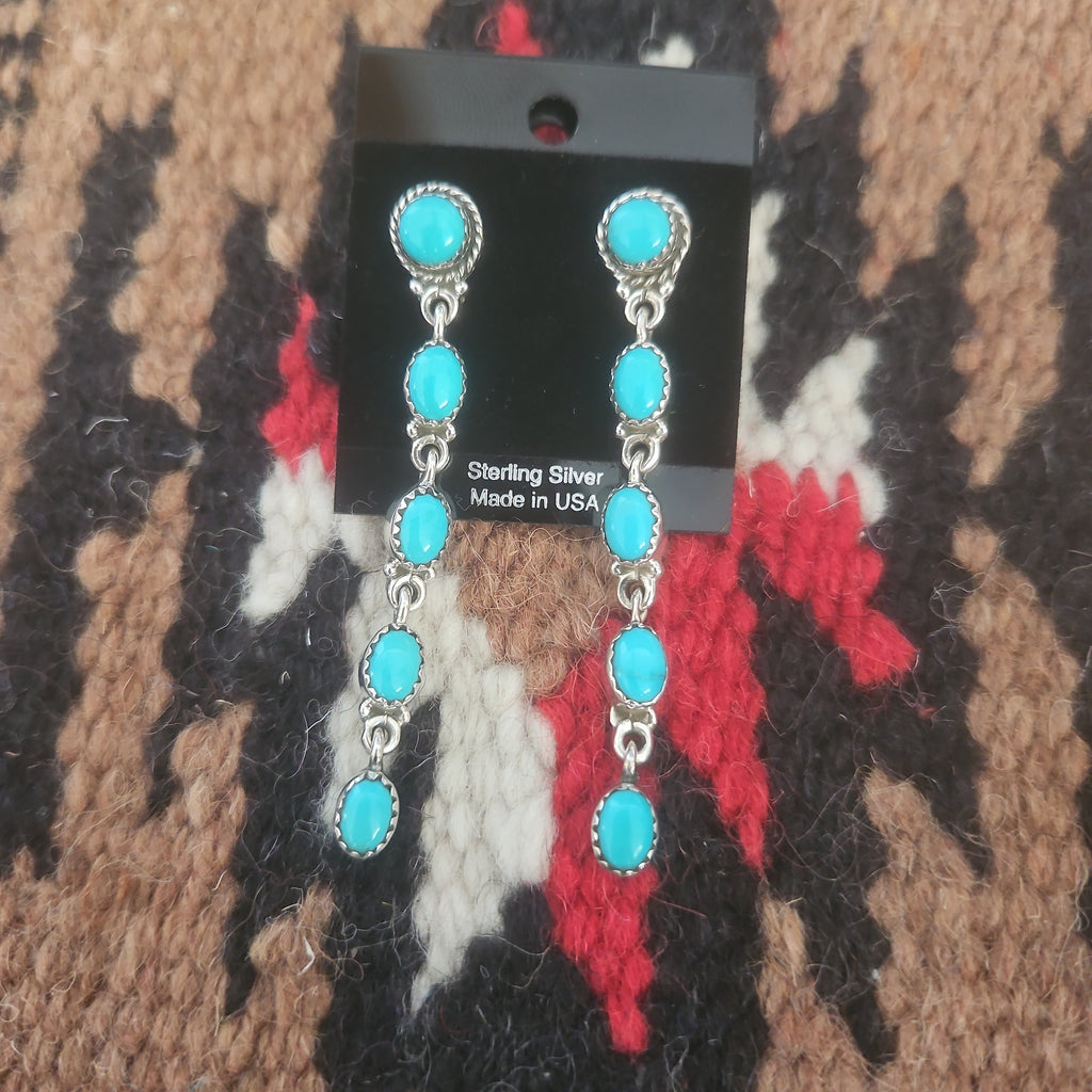 Turquoise Chandelier Earrings