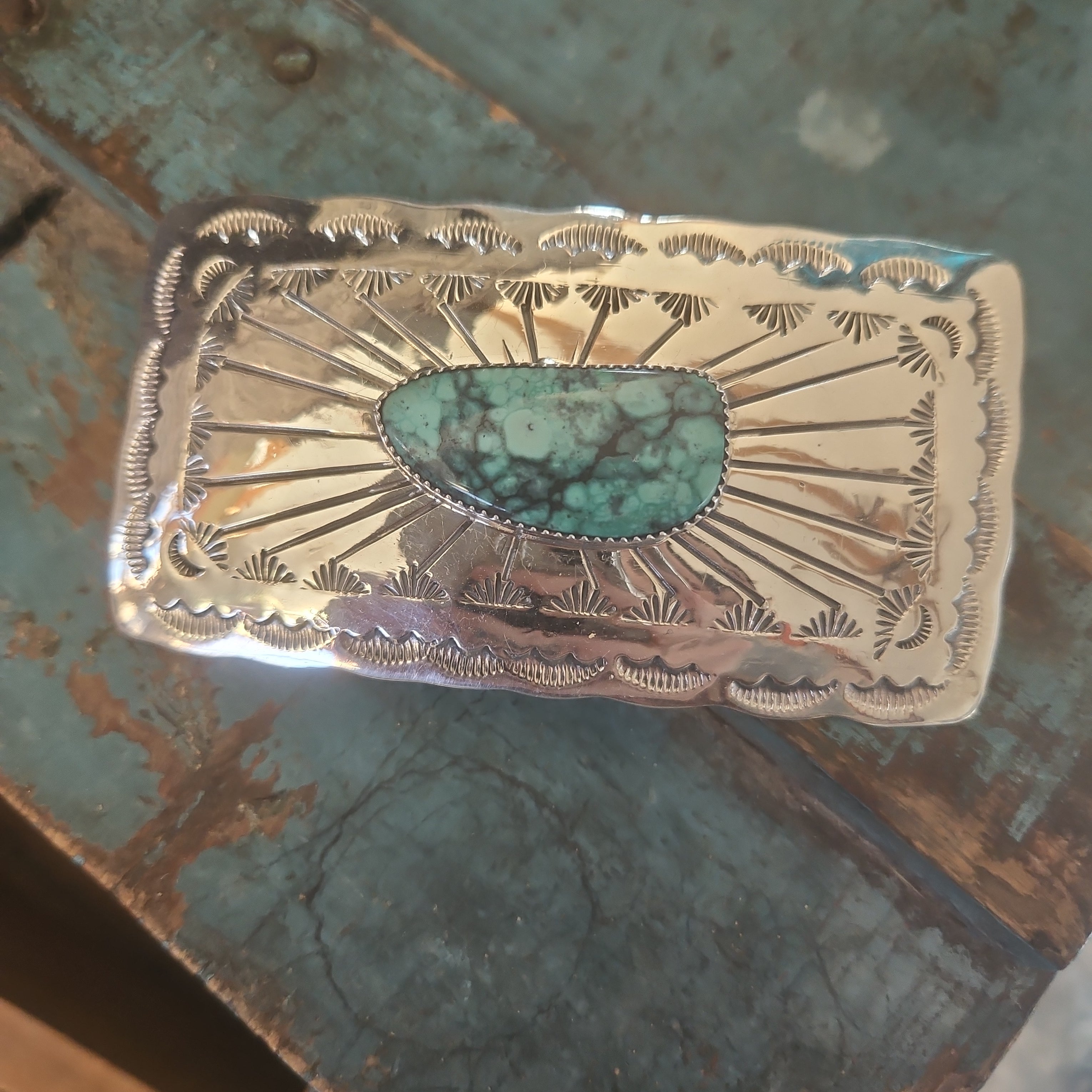 Turquoise Belt Buckle