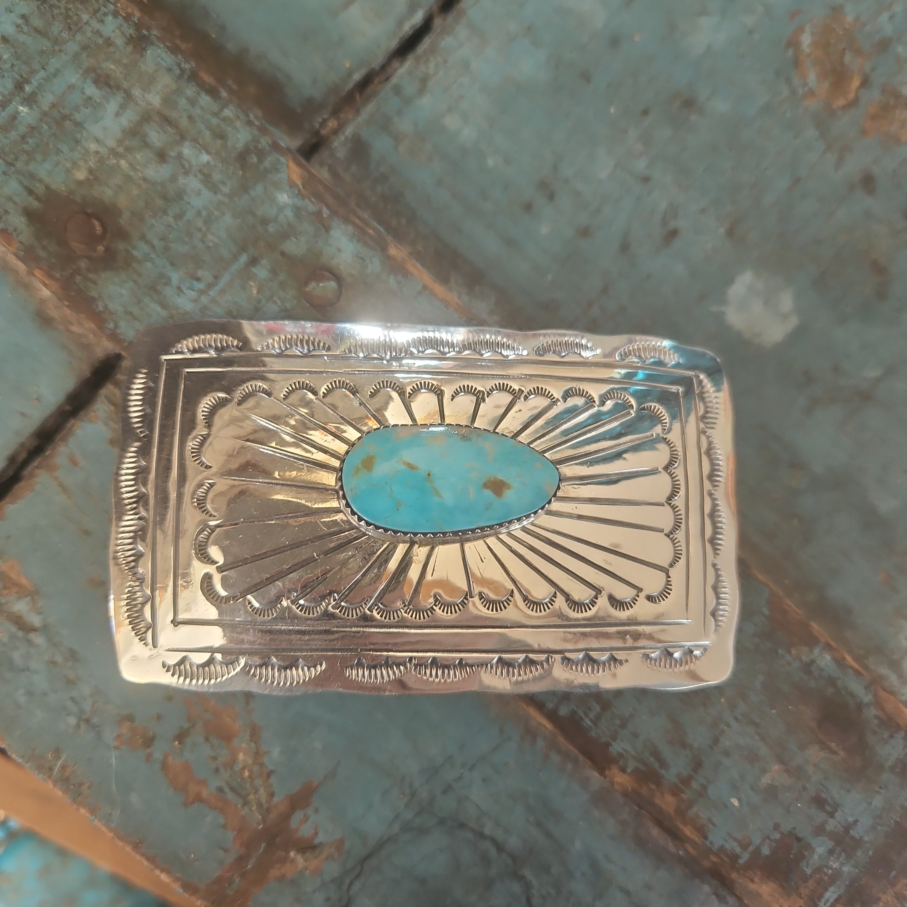 Turquoise Belt Buckle