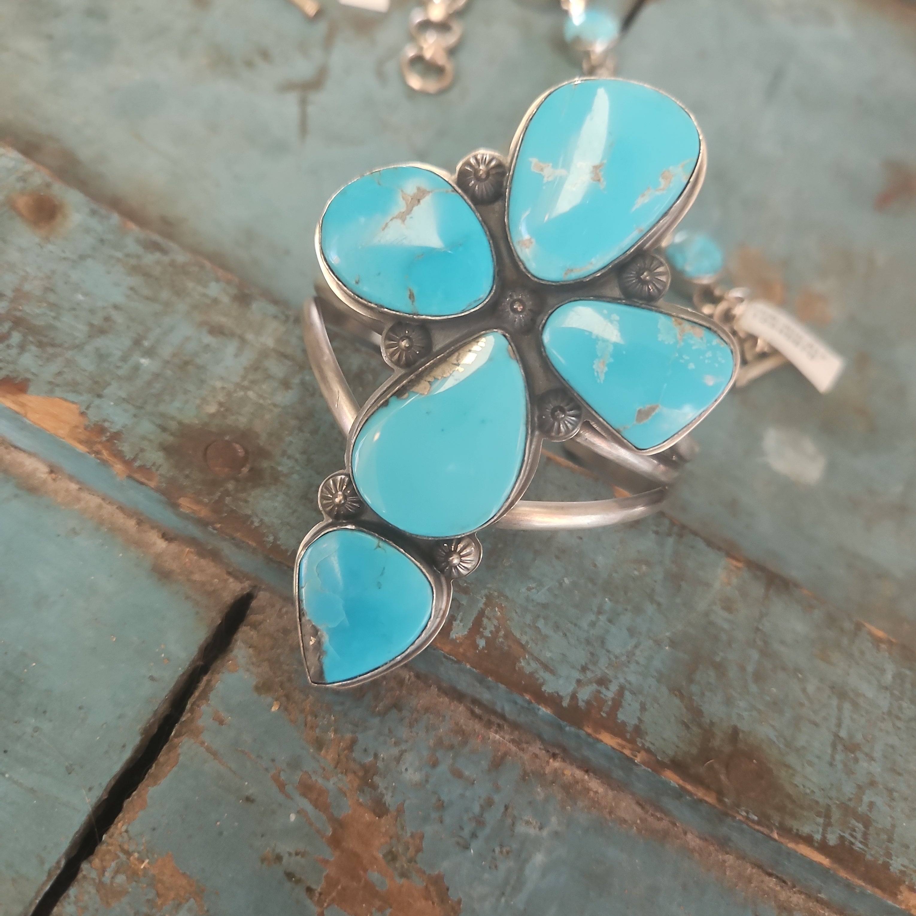 Turquoise Cross Statement Cuff SALE