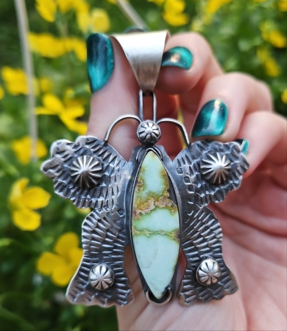 Palomino Butterfly Pendant