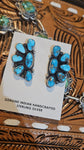 Turquoise Half Moon Earrings