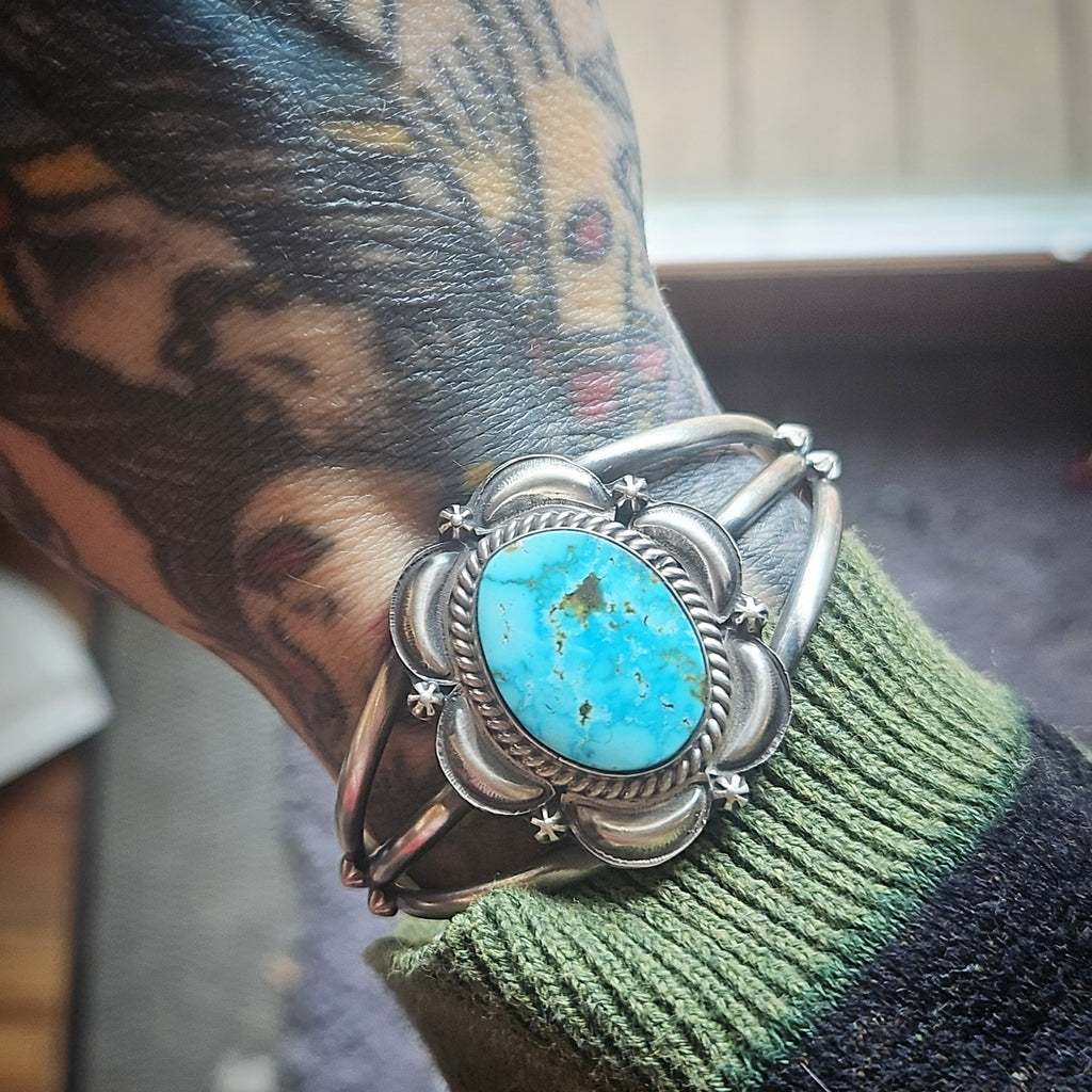 Turquoise Concho Cuff SALE