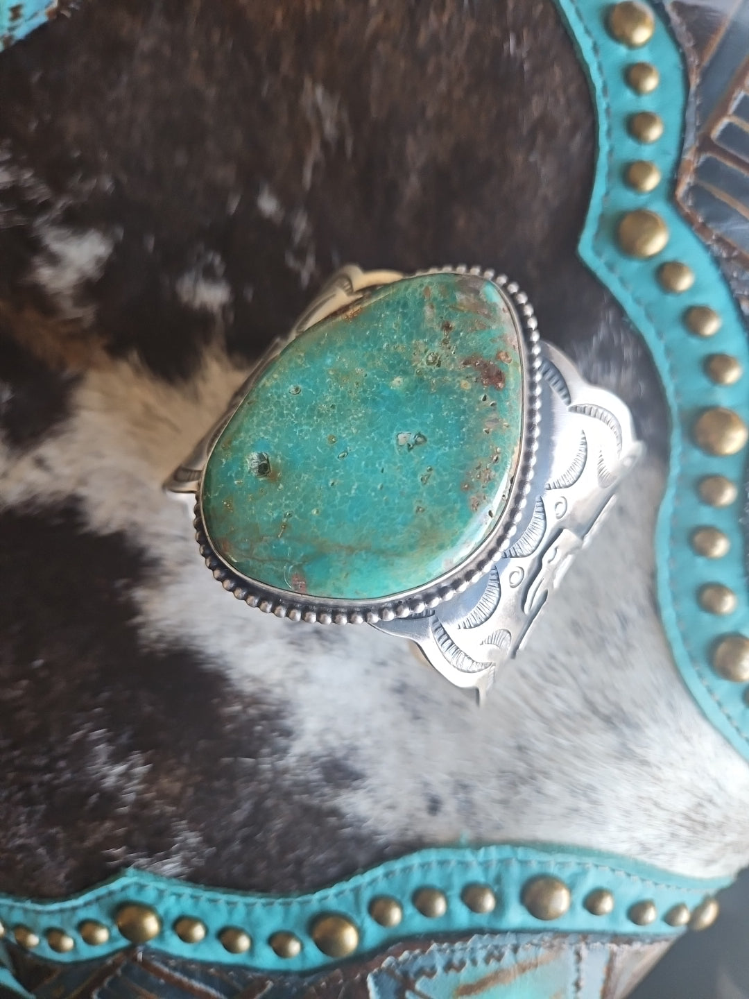 Turquoise Thunderbird Statement Cuff SALE