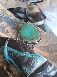 Turquoise Thunderbird Statement Cuff SALE