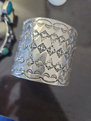 Sterling stamped silver Chimney Butte Cuff