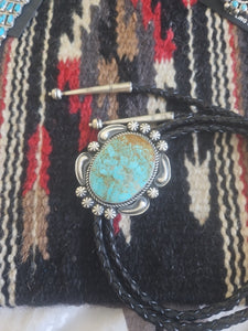 Turquoise Concho Bolo Tie SALE