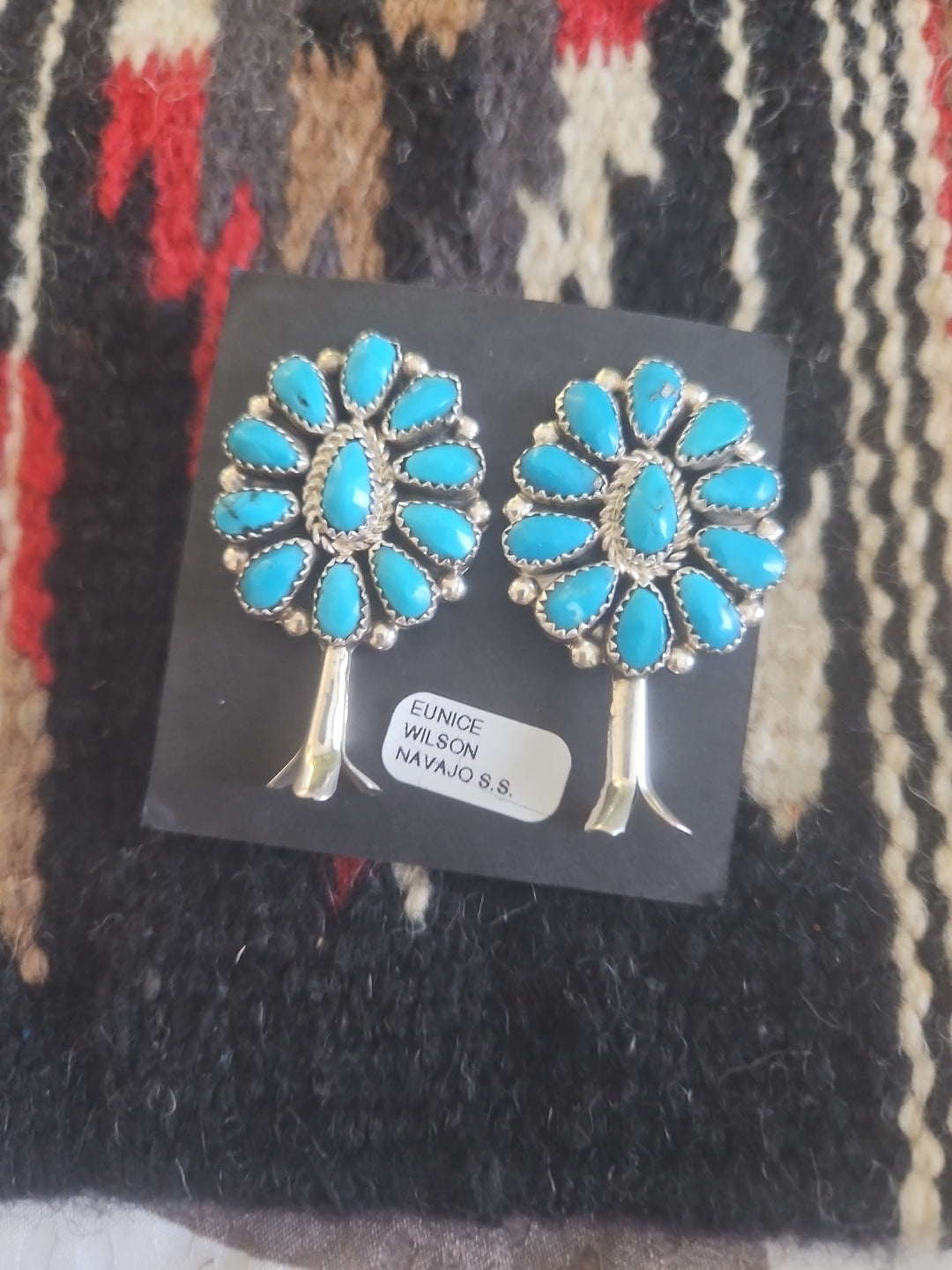 Turquoise Blossom Earrings SALE