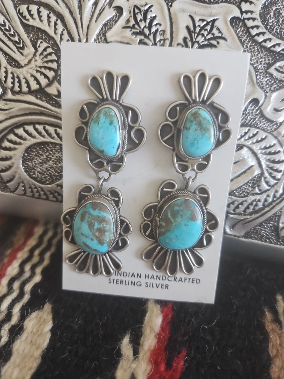 Turquoise Statement Earrings SALE