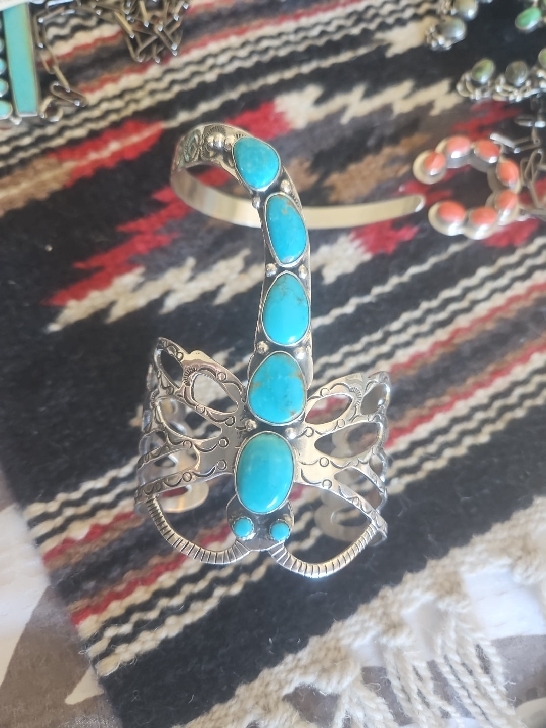 Turquoise Dragonfly Arm Wrap Cuff SALE