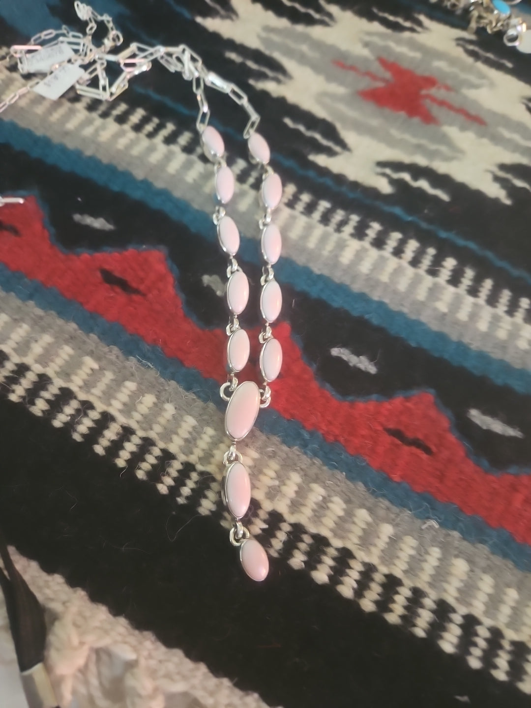 Pink Lariat Necklace SALE