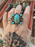 Turquoise Zia Cross Ring SALE