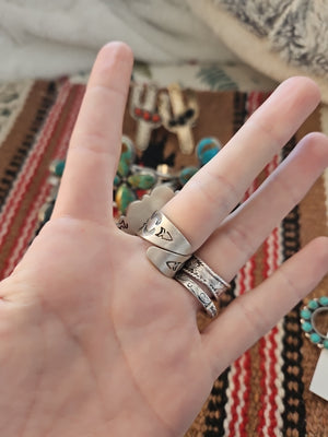 Golden Hills Turquoise Cluster Ring