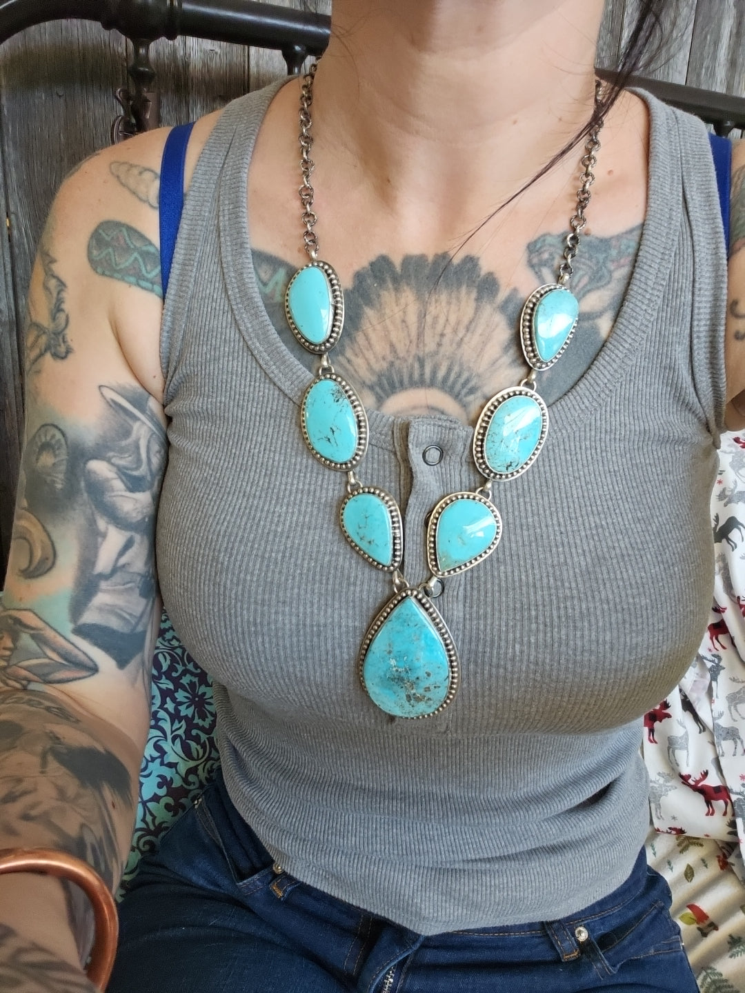 Turquoise Statement Necklace