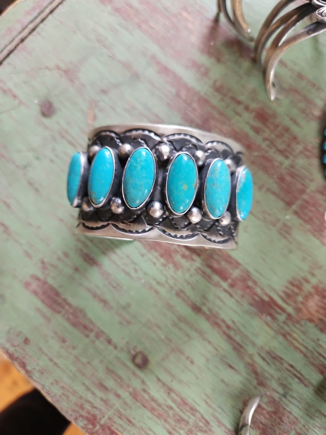 Turquoise Heavy Chimney Butte Cuff