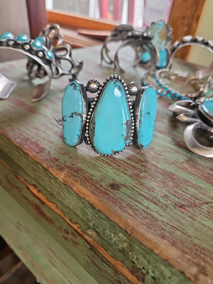 Turquoise Statement Cuff Chimney Butte