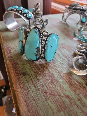 Turquoise Statement Cuff Chimney Butte