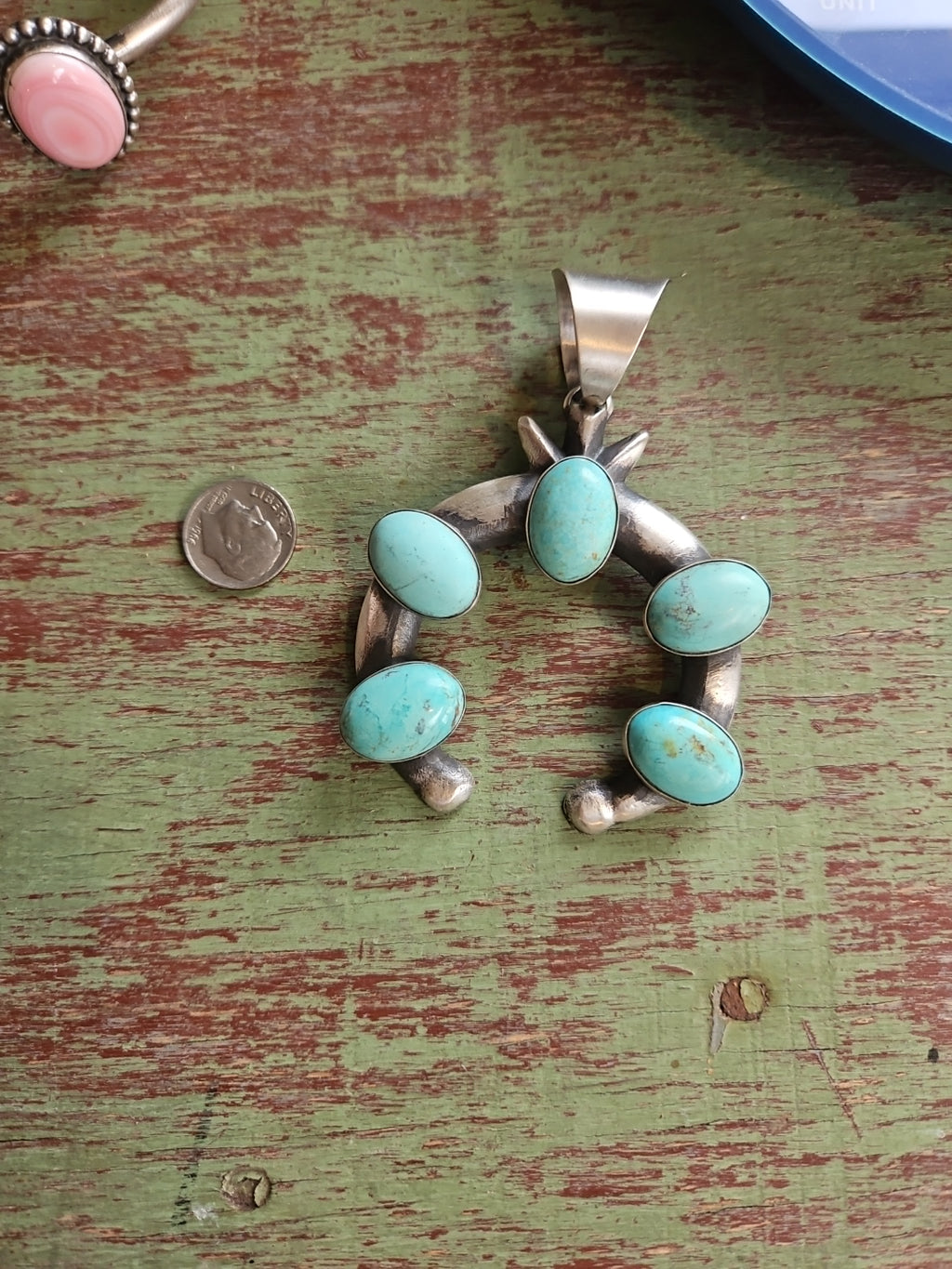 Turquoise Naja Pendant Chimney Butte