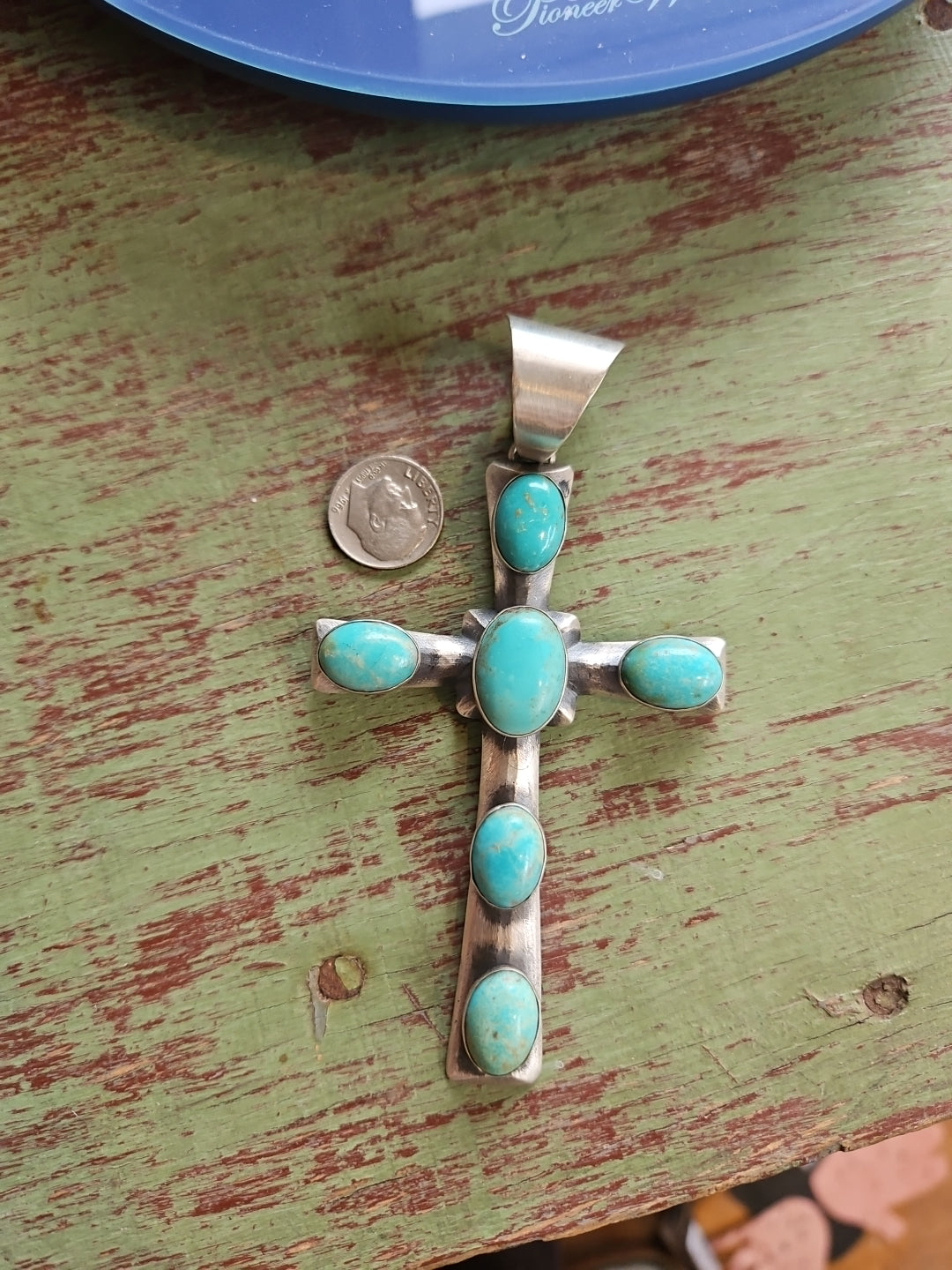 Turquoise Chimney Butte Cross