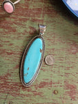 Turquoise Statement Pendant Chimney Butte