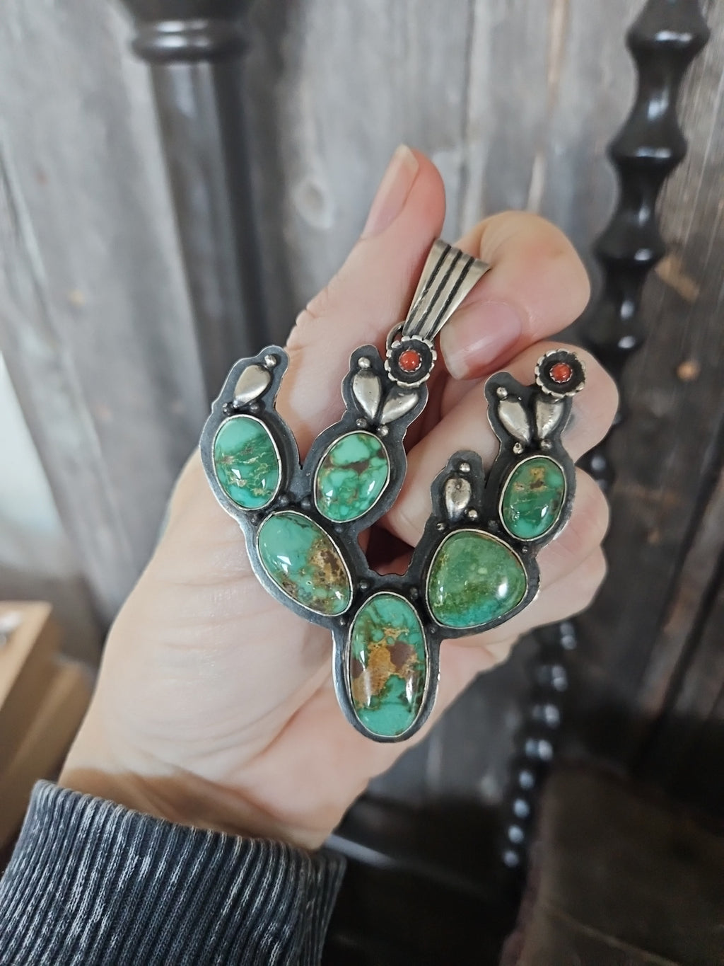 Sonoran Cactus Pendant SALE