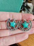 Horseshoe Star Earrings