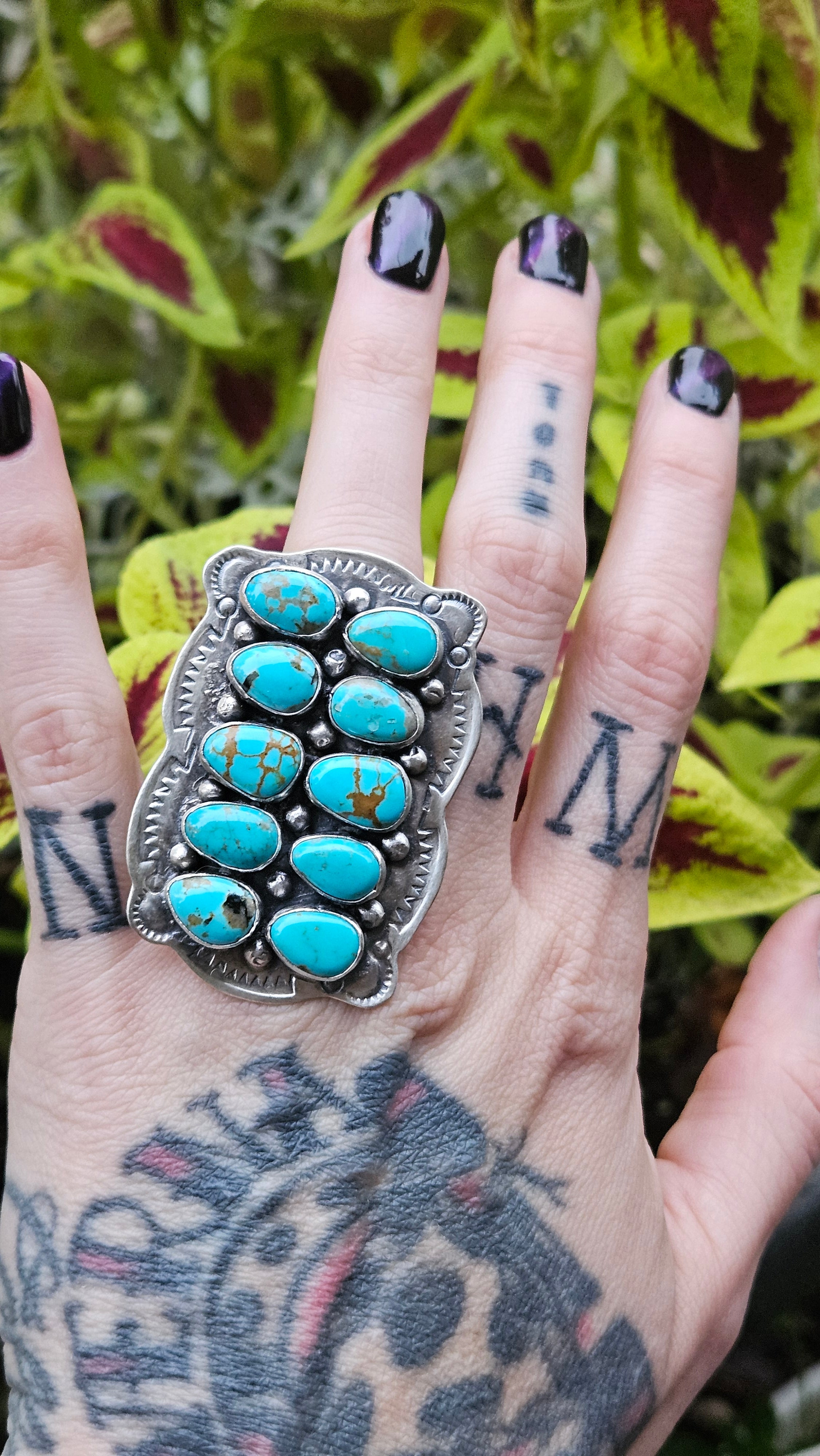 Rectangle Turquoise Statement Ring SALE