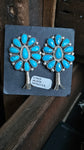 Turquoise Blossom Earrings SALE