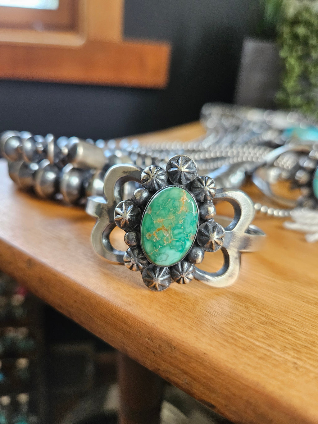 Chimney Butte Sonoran Gold Turquoise Cuff