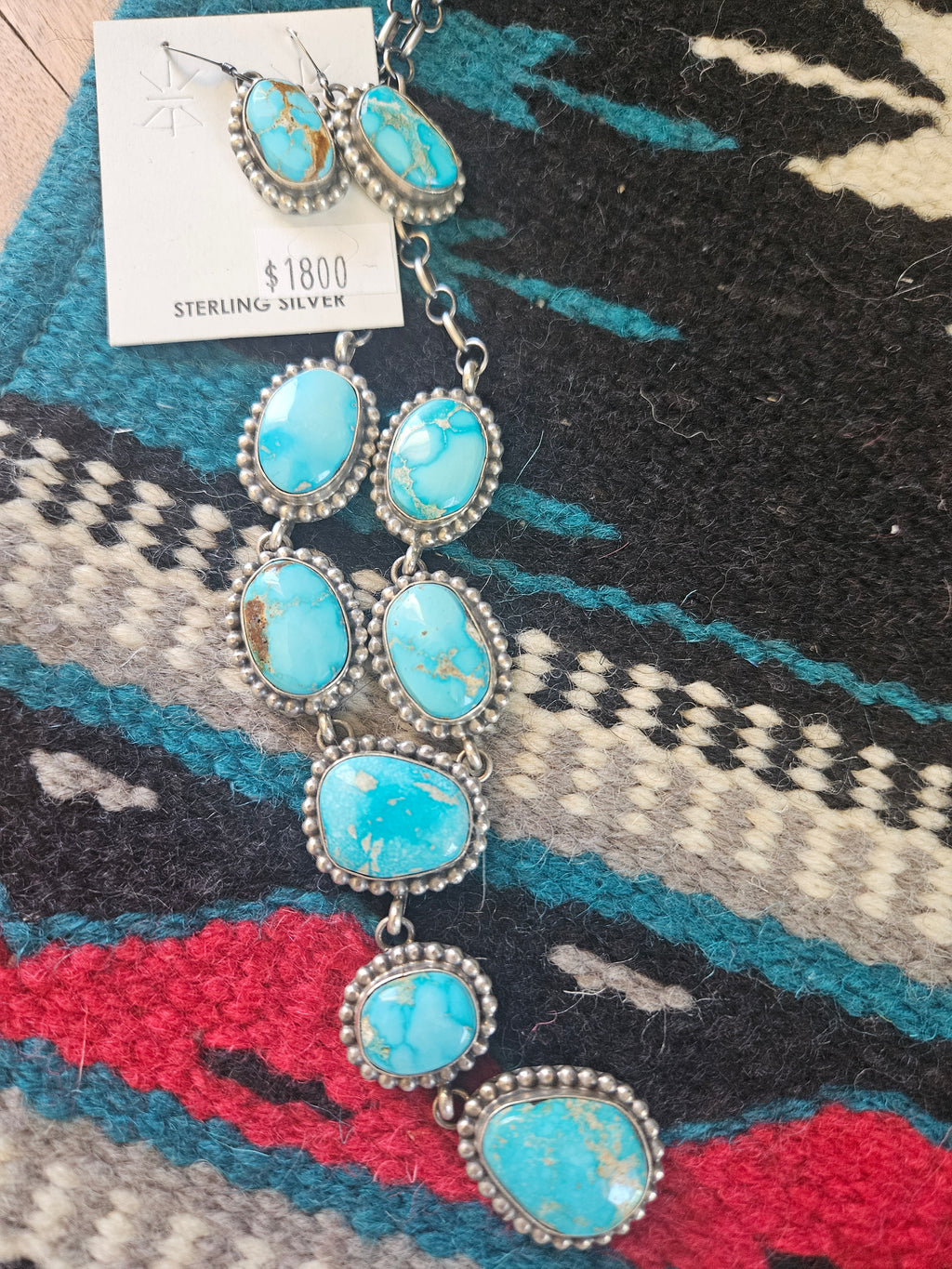 Golden Hills Turquoise Lariat Set SALE