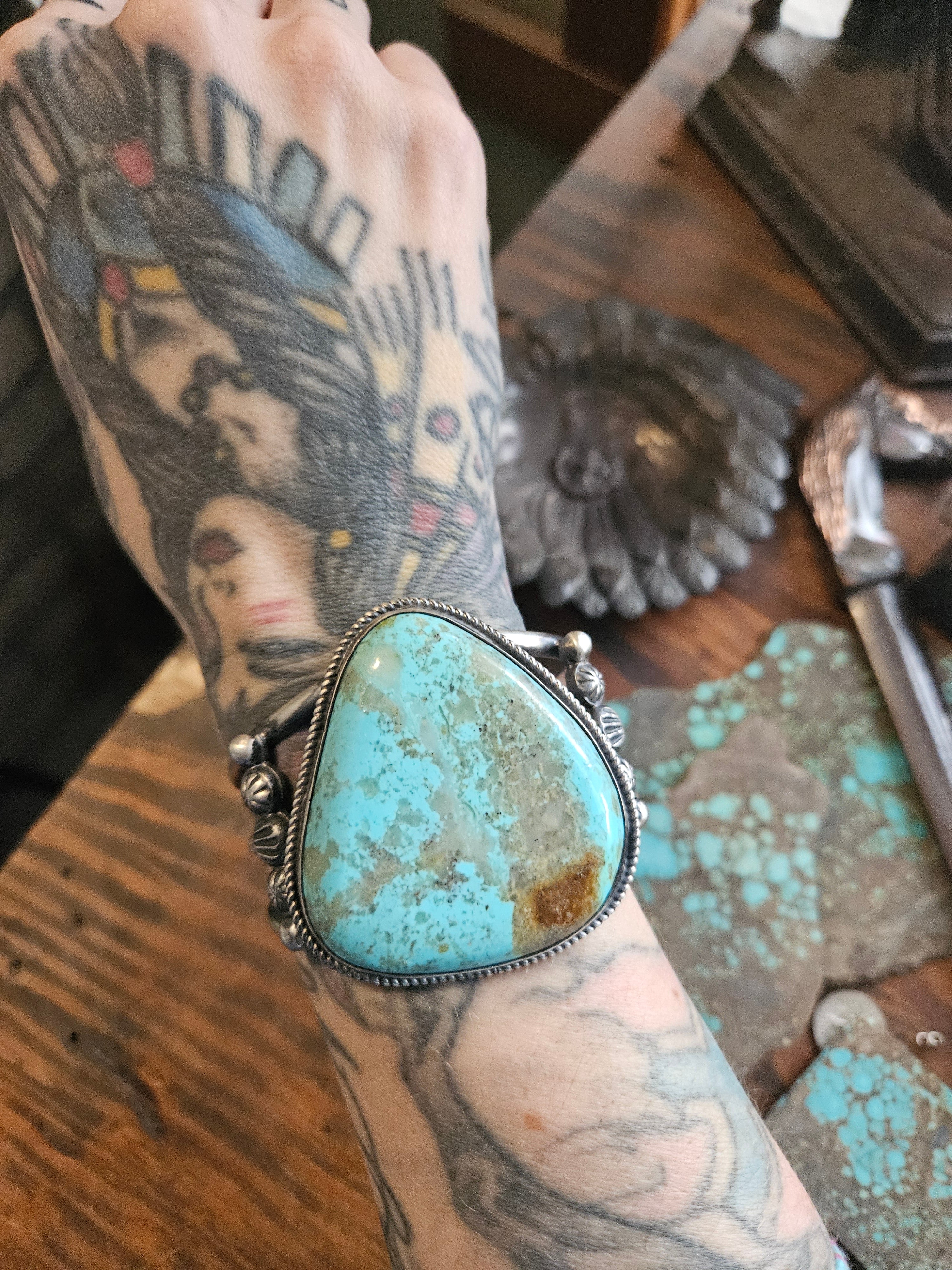 Turquoise Chimney Butte Cuff