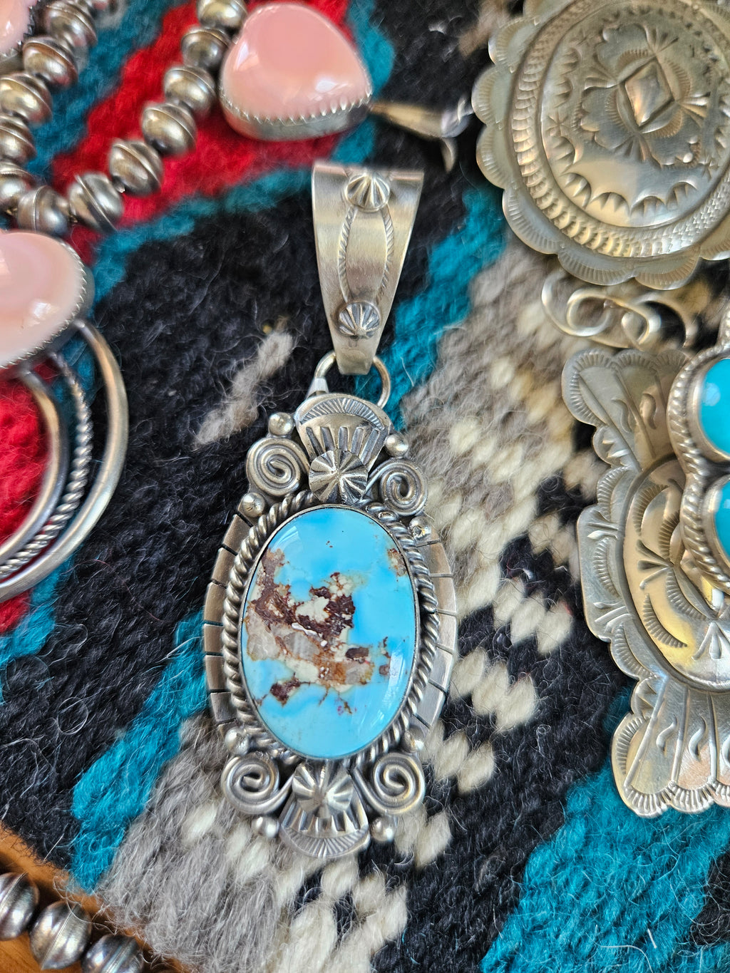 Golden Hills Turquoise Pendant