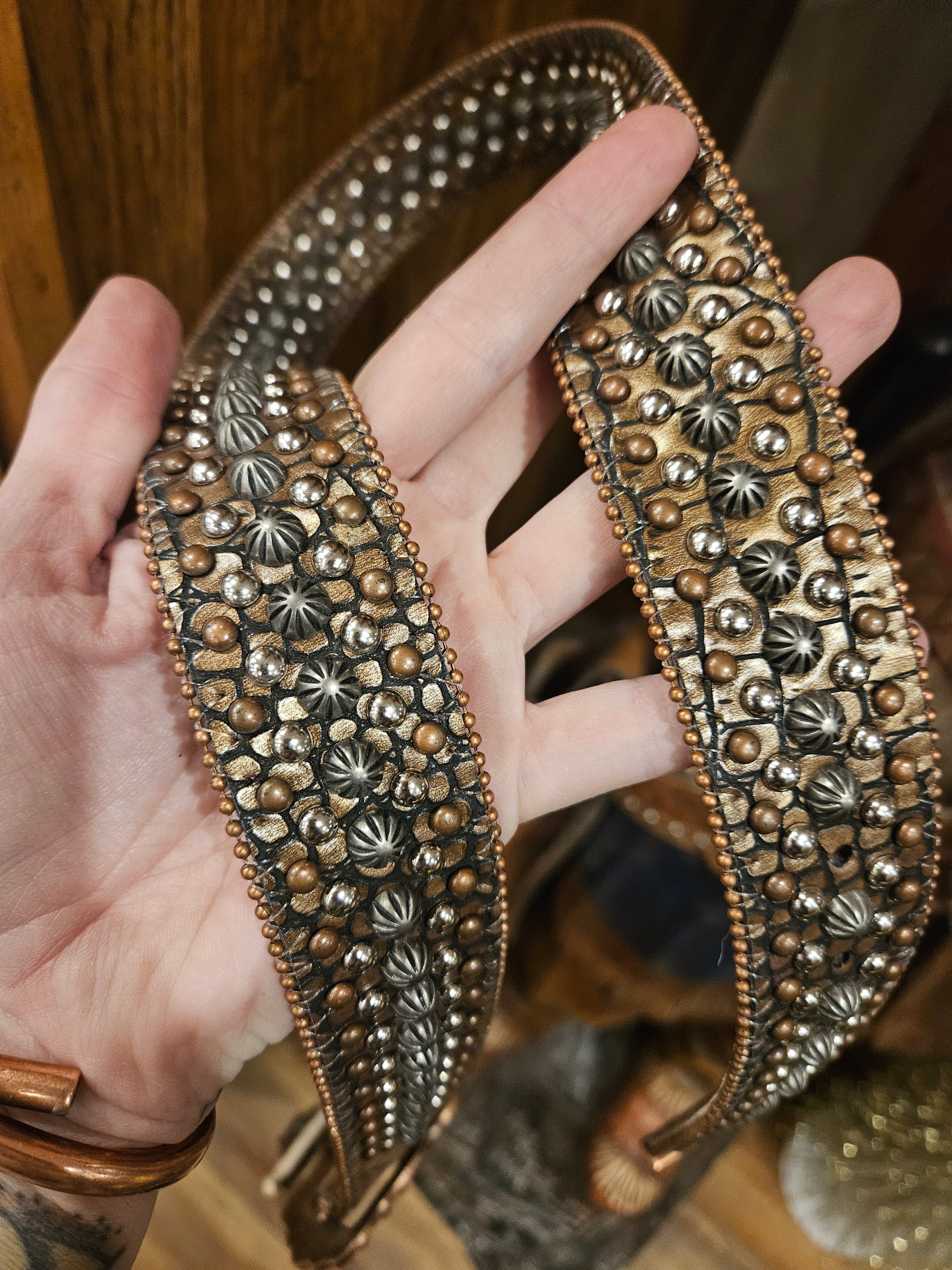 Medium Studded Leather Belt SALE