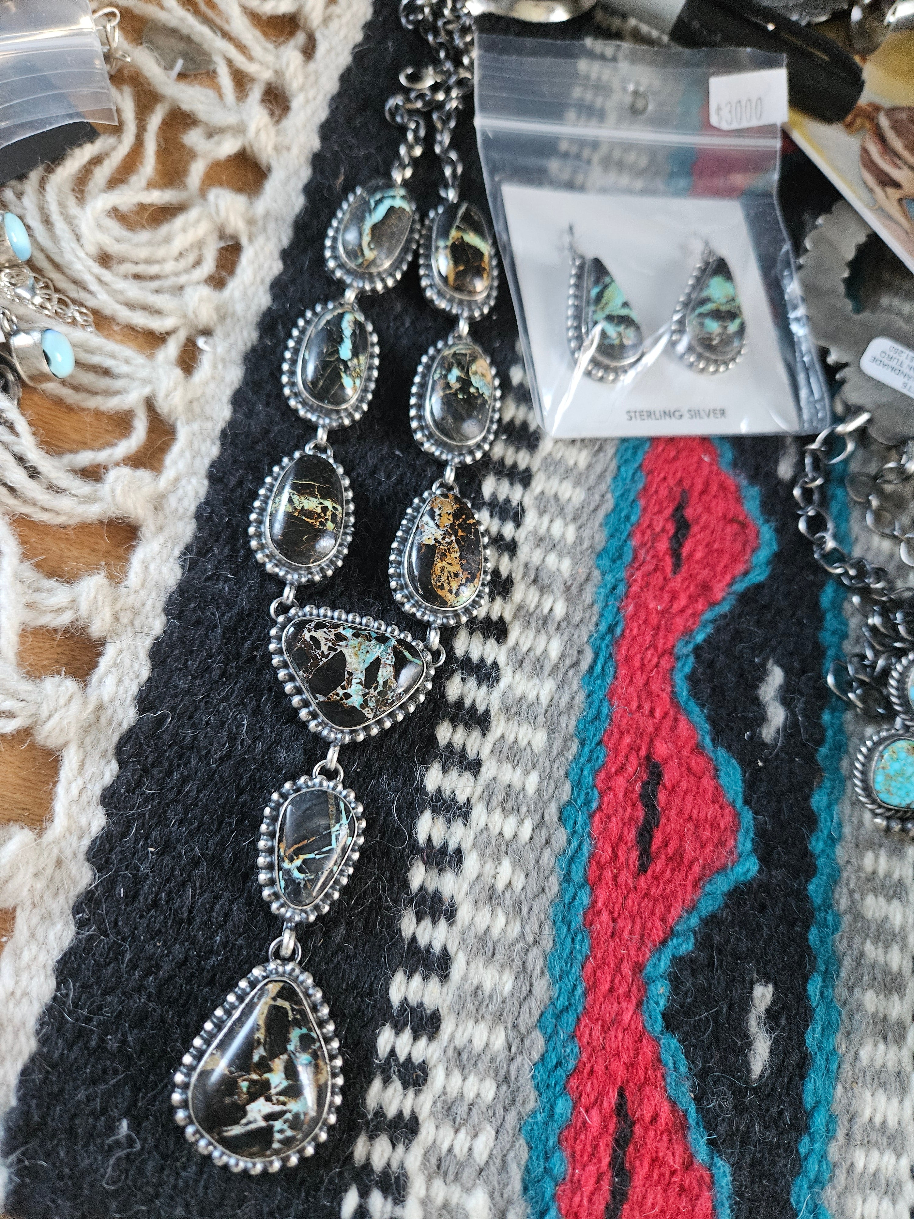 Blackjack Lariat Necklace Set SALE