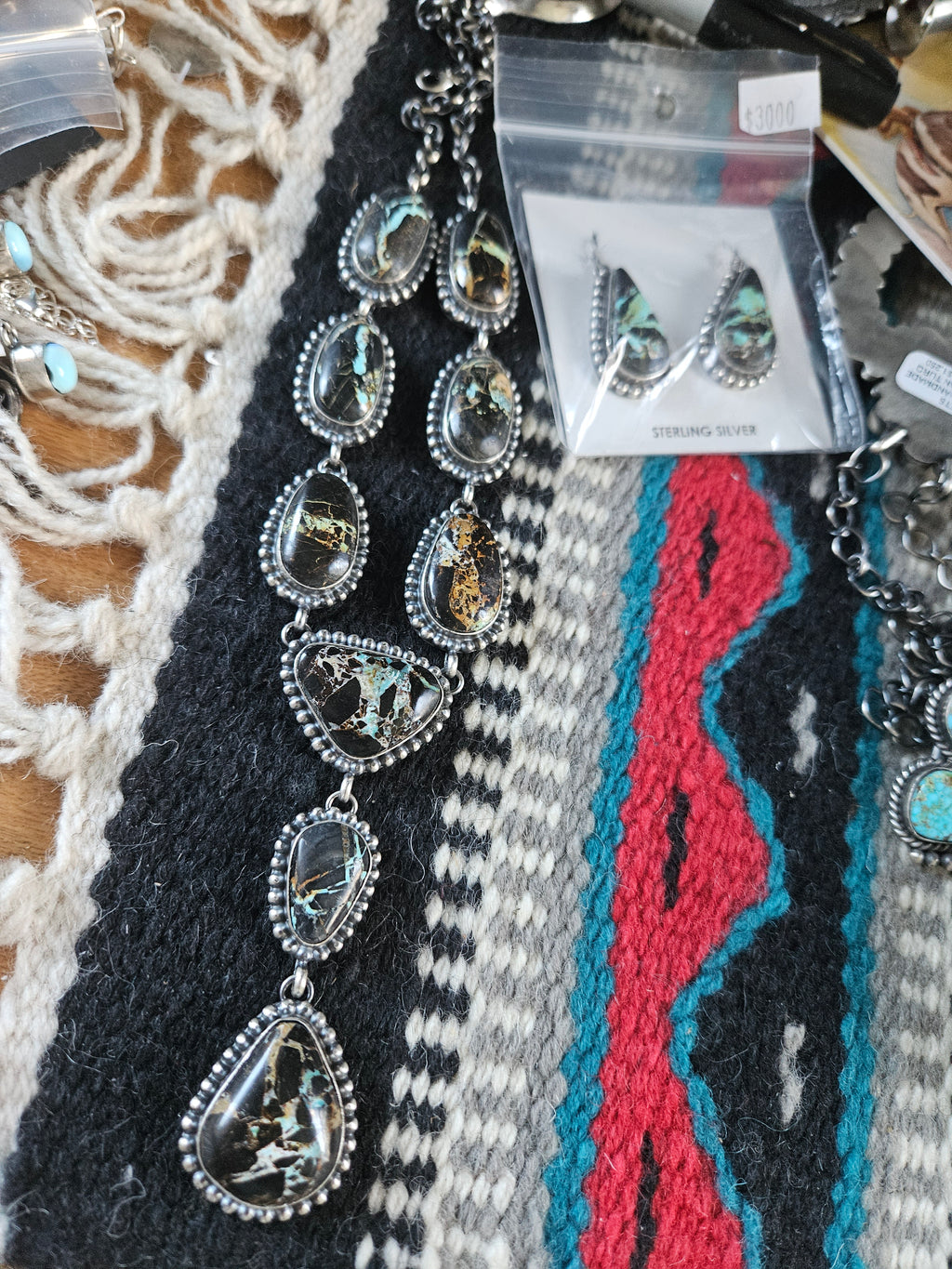 Blackjack Lariat Necklace Set SALE