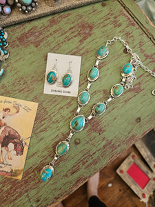 Samson Edsitty Turquoise Lariat Set