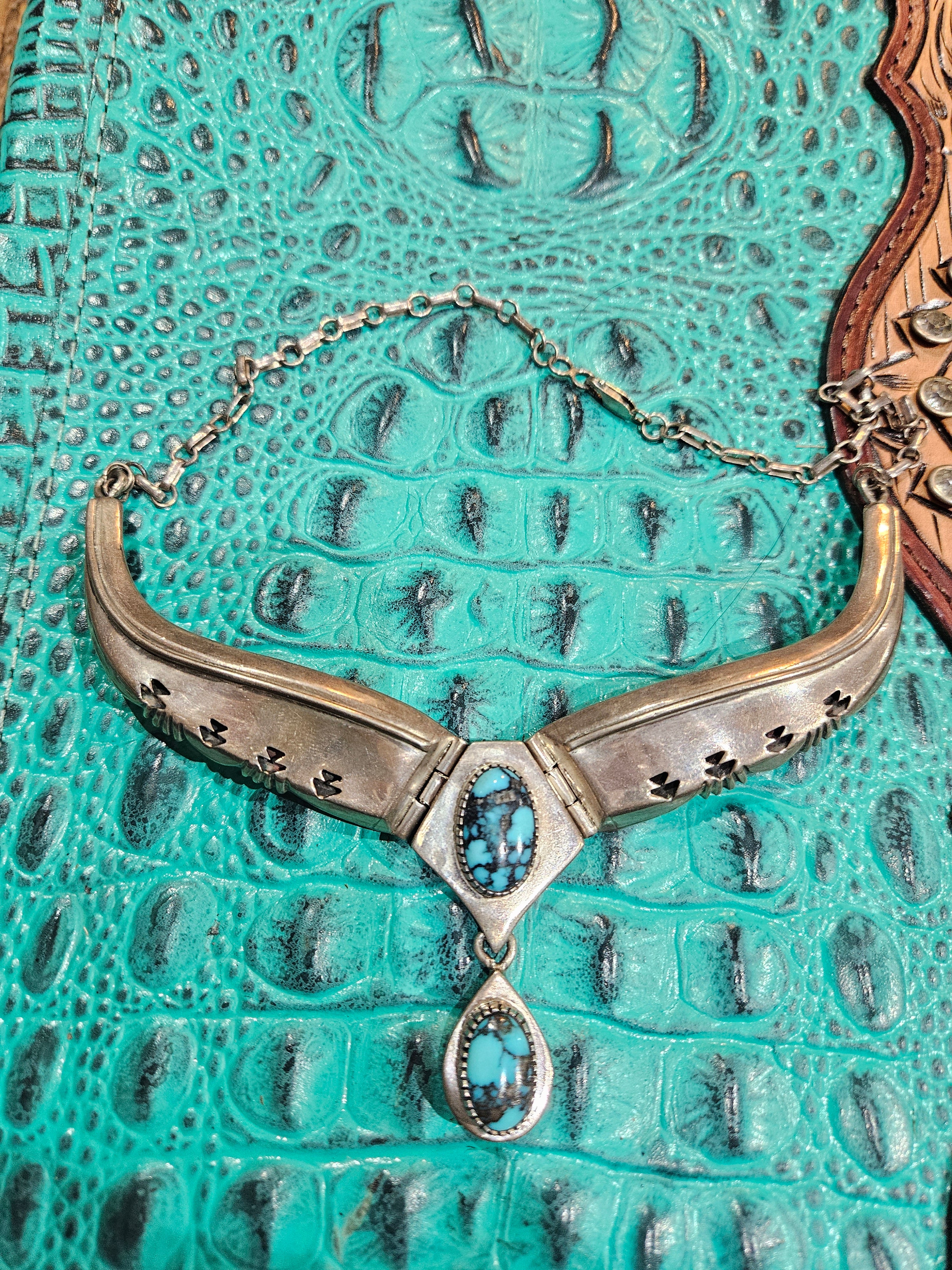 Vintage Bisbee Turquoise Choker