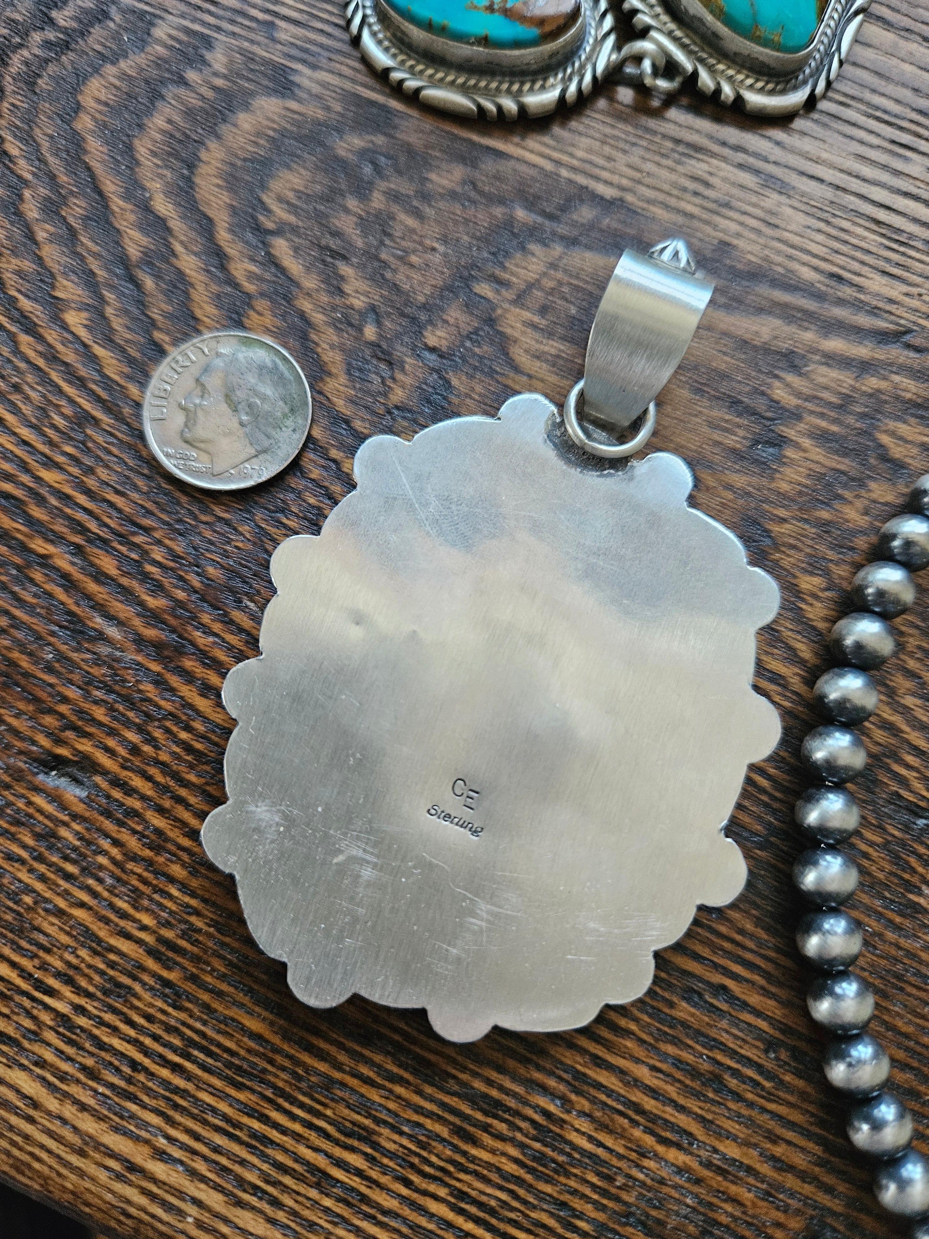 Turquoise Cluster Statement Pendant