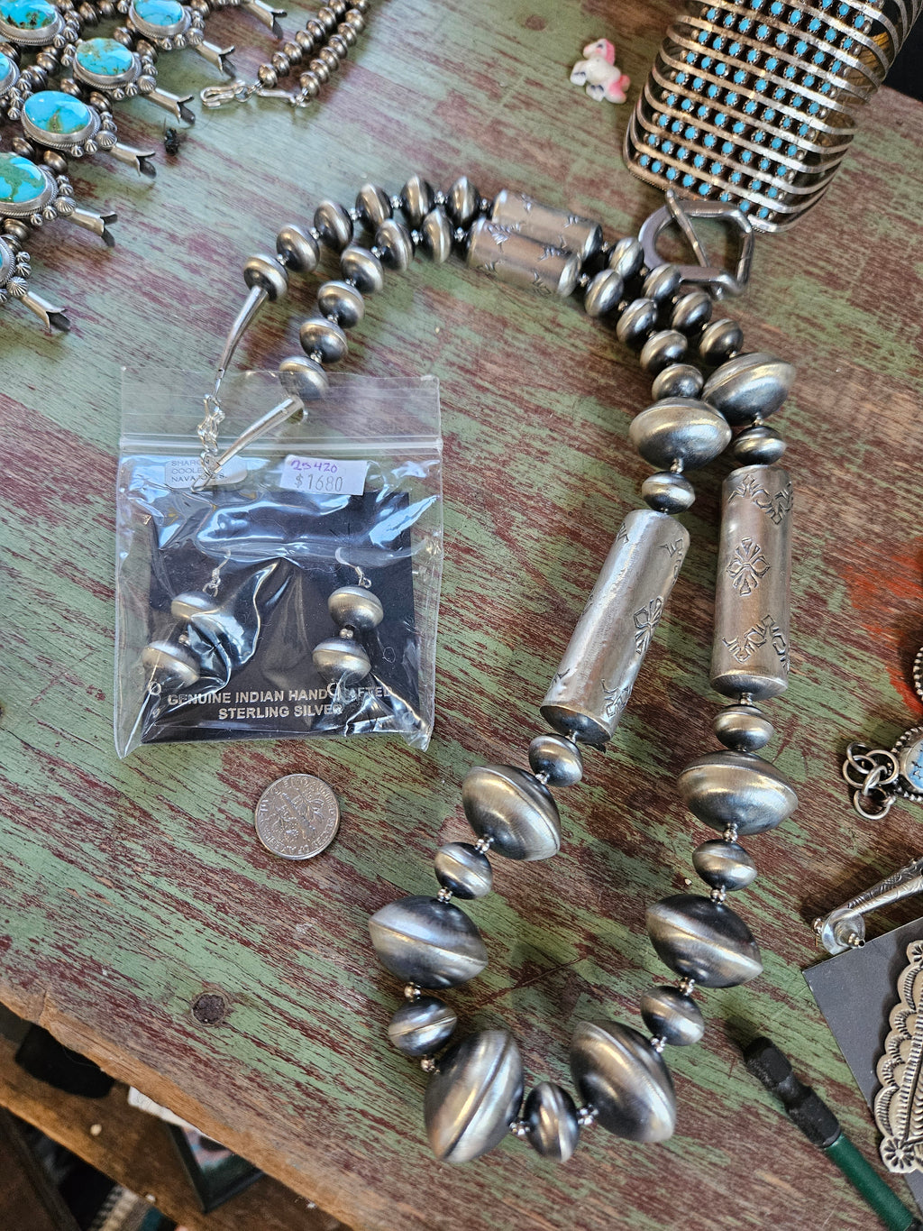 Navajo Pearls Set by Sharon Cooley