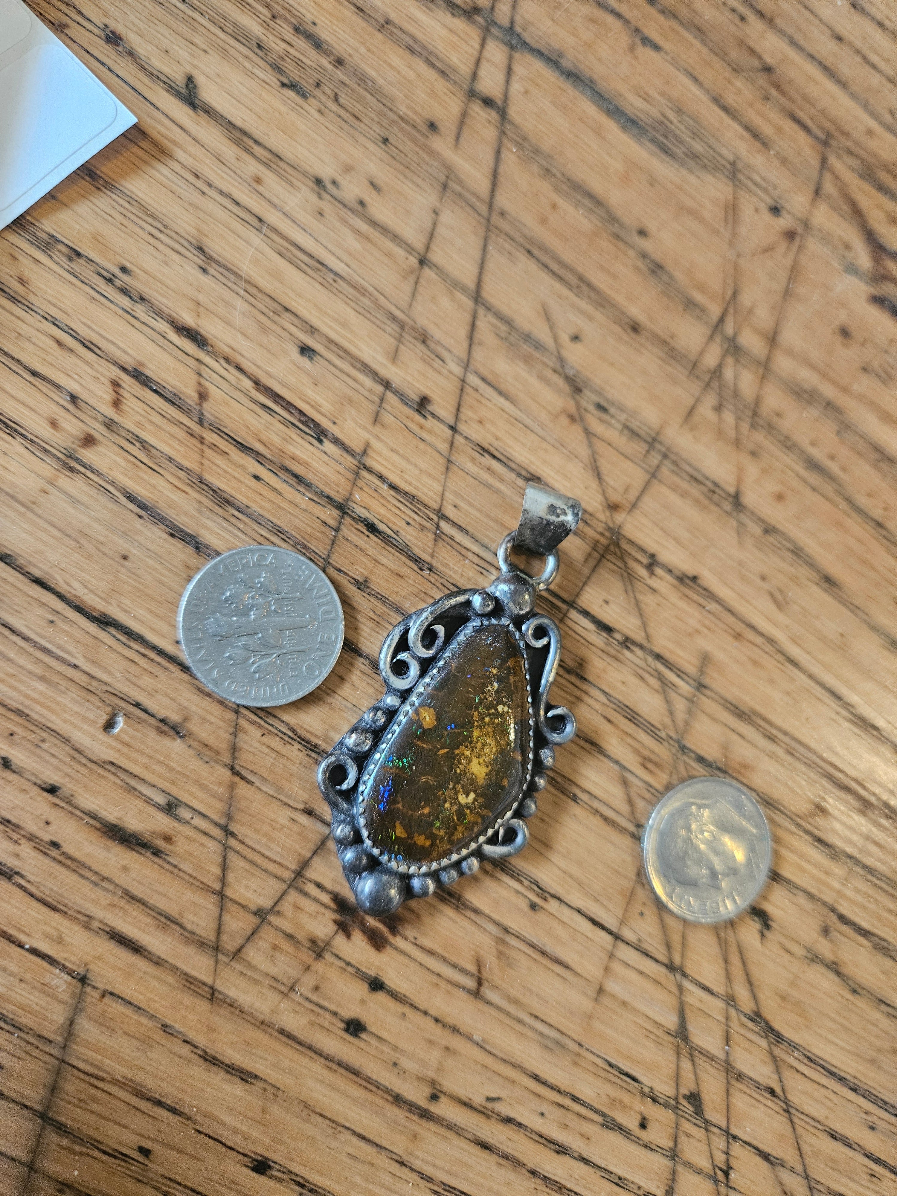 Fire Opal Pendant