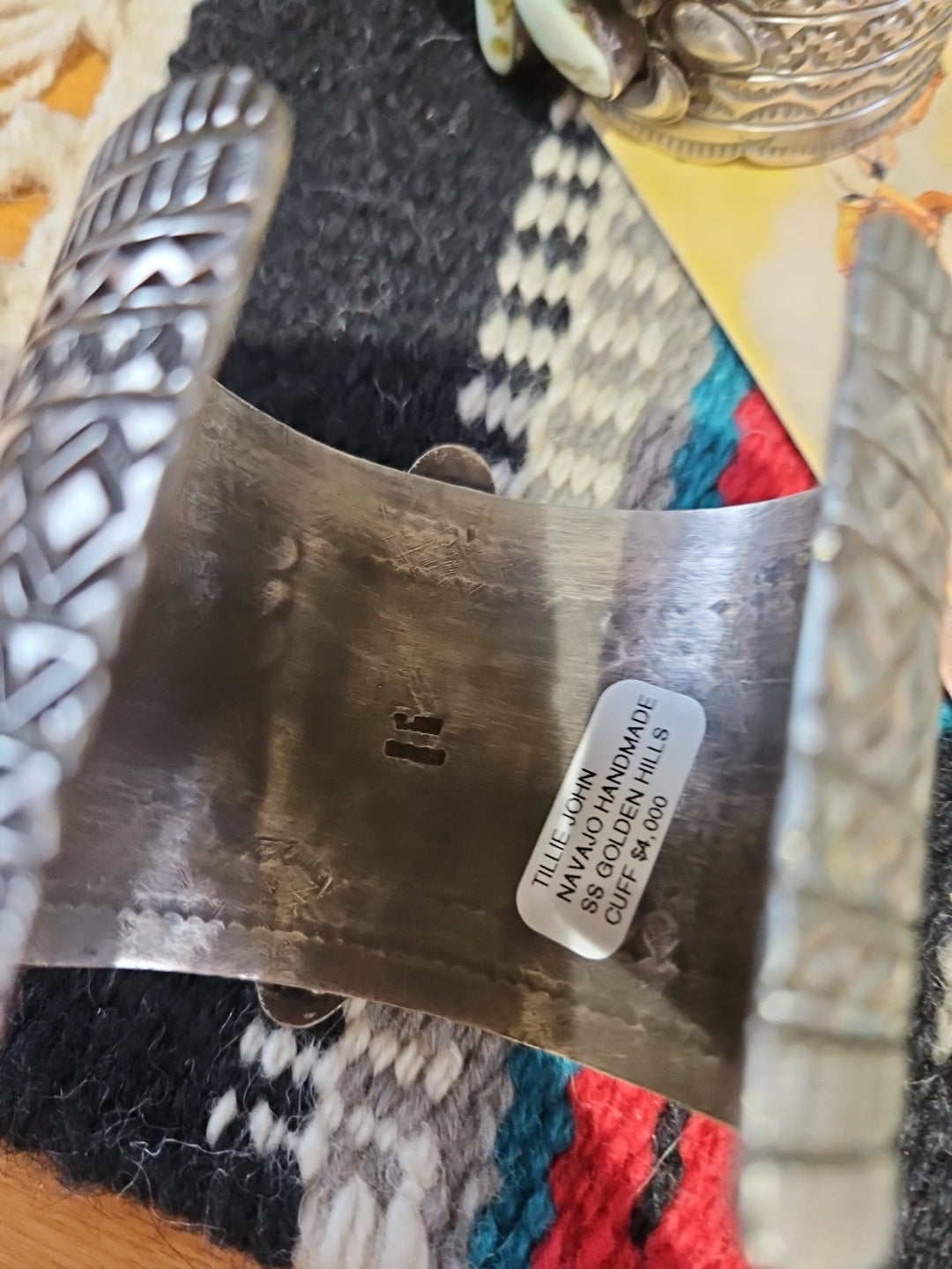 Golden Hills Turquoise Cluster Statement Cuff SALE