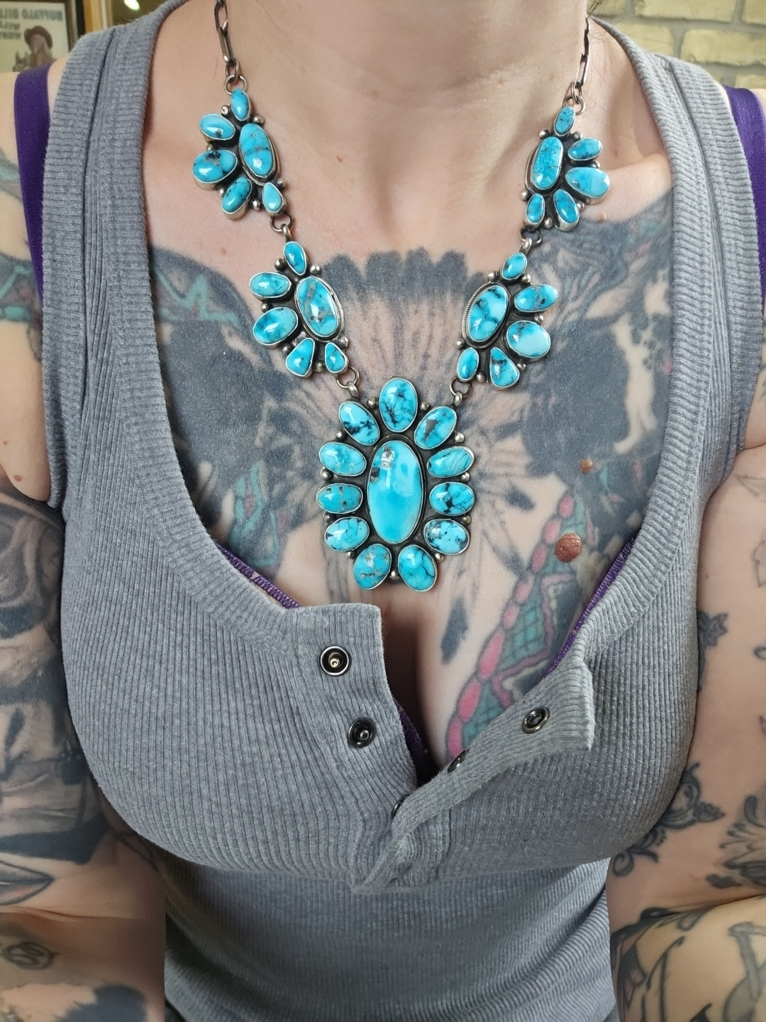 Ella Peters Turquoise Statement Necklace